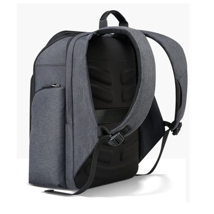 Bopai 851-010128 Business Anti-theft Waterproof Large Capacity Double Shoulder Bag,with USB Charging Port, Size: 34x19x43cm (Black) by Bopai