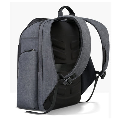 Bopai 851-010128 Business Anti-theft Waterproof Large Capacity Double Shoulder Bag,with USB Charging Port, Size: 34x19x43cm (Black) by Bopai