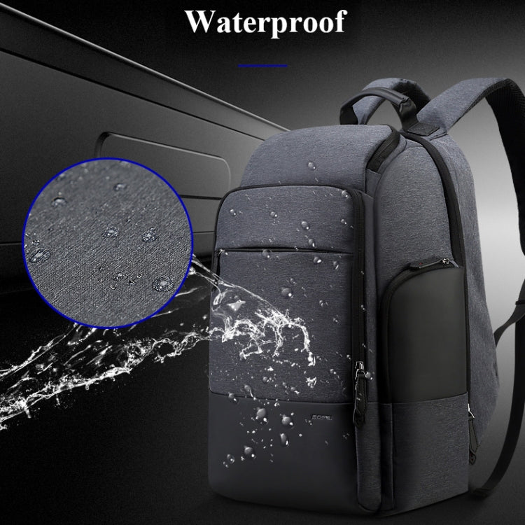 Bopai 851-014518 Business Waterproof Three-layer Large Capacity Double Shoulder Bag,with USB Charging Port, Size: 37x21x47.5cm (Black) by Bopai