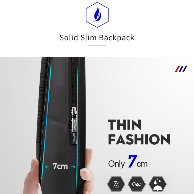 Bopai 851-023331 Ultrathin Anti-theft Waterproof Backpack Laptop Tablet Bag for 14 inch and Below(Black) by Bopai