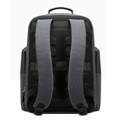 Bopai 851-014318 Fashion Outdoor Breathable Waterproof Anti-theft Three-layer Large Capacity Double Shoulder Bag,with USB Charging Port, Size: 31x17x44cm(Grey) by Bopai
