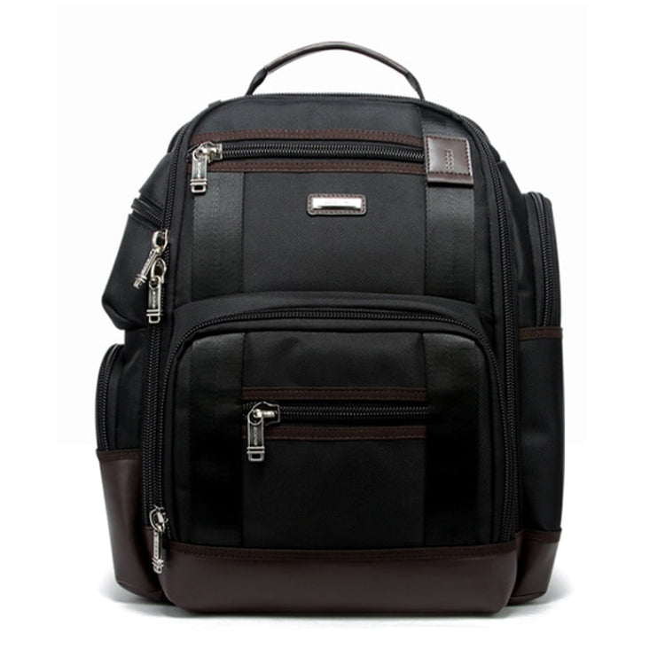 Bopai 11-85301 15.6 inch Large Capacity Multi-layer Zipper Bag Design Breathable Laptop Backpack, Size: 35 x 20 x 43cm(Black) by Bopai