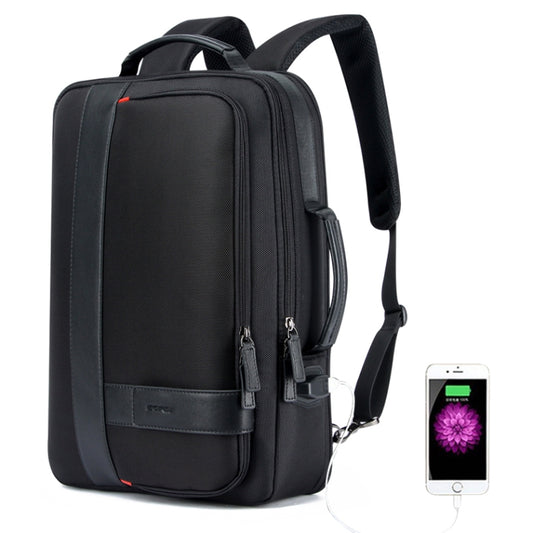 Bopai 751-006561 Large Capacity Business Casual Breathable Laptop Backpack with External USB Interface, Size: 29 x 16 x 44cm(Black) by Bopai