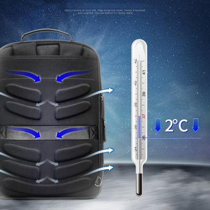 Bopai 751-006561 Large Capacity Business Casual Breathable Laptop Backpack with External USB Interface, Size: 29 x 16 x 44cm(Black) by Bopai