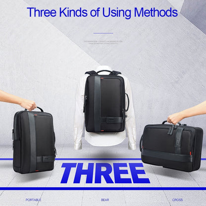 Bopai 751-006561 Large Capacity Business Casual Breathable Laptop Backpack with External USB Interface, Size: 29 x 16 x 44cm(Black) by Bopai