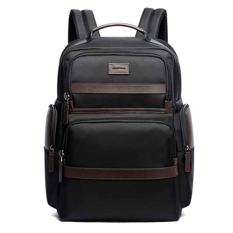 Bopai 751-007301 Business Anti-theft Waterproof Large Capacity Double Shoulder Bag,with USB Charging Port, Size: 28x19x42cm(Black) by Bopai