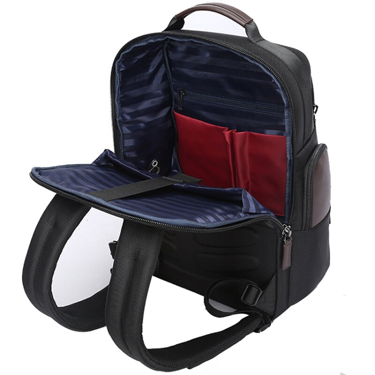 Bopai 751-007301 Business Anti-theft Waterproof Large Capacity Double Shoulder Bag,with USB Charging Port, Size: 28x19x42cm(Black) by Bopai