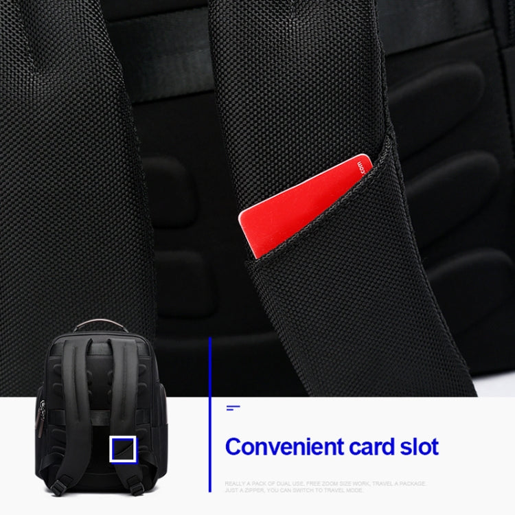 Bopai 751-007301 Business Anti-theft Waterproof Large Capacity Double Shoulder Bag,with USB Charging Port, Size: 28x19x42cm(Black) by Bopai