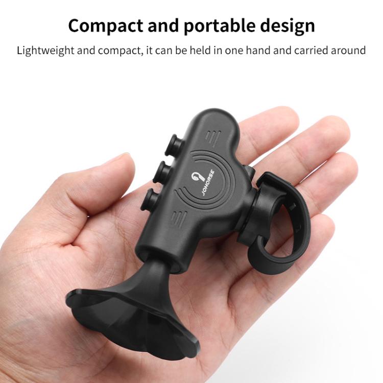 Electronic Cycling Bell Handlebar Horns Rechargeable Electric Bell Waterproof Adjustable Siren (Black) by bashfashion