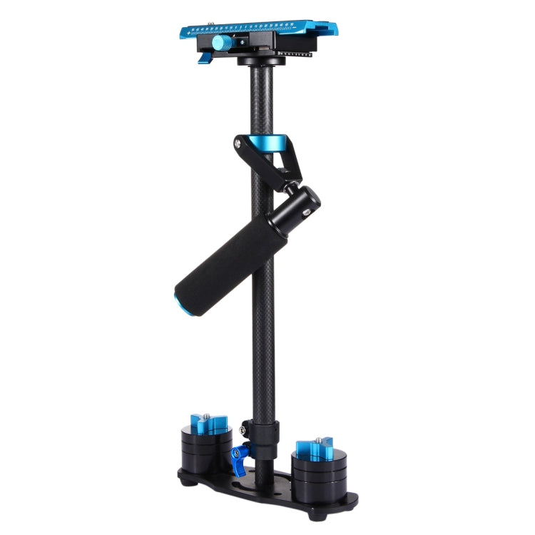 PULUZ 38.5-61cm Carbon Fibre Handheld Stabilizer for DSLR & DV Digital Video & Cameras, Load Range: 0.5-3kg(Blue) by PULUZ