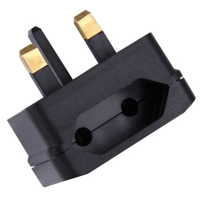 BS-5732 Portable EU Plug to UK Plug Adapter Power Socket Travel Converter with Fuse by bashfashion