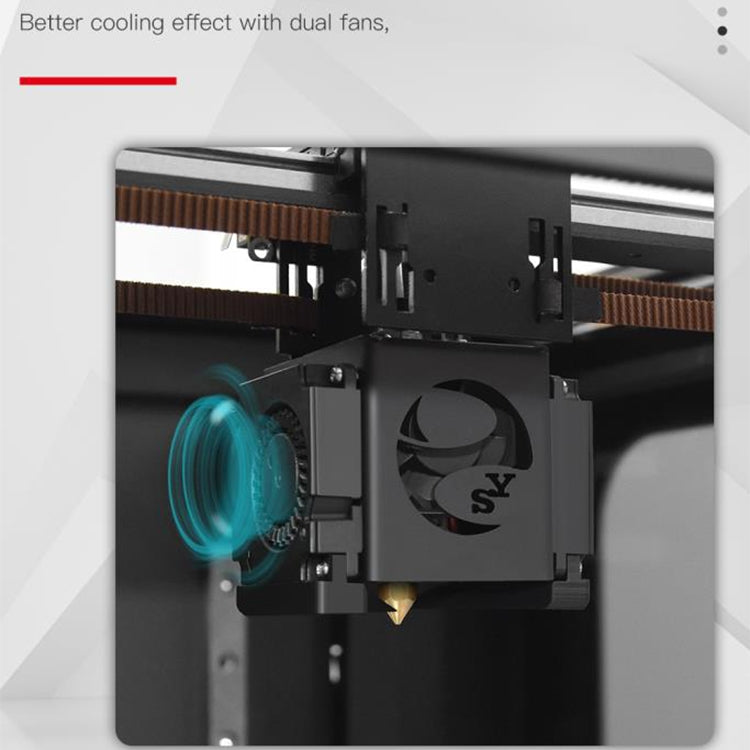 3.5 inch Touch Screen Auto-leveling Pause Resume Printing Desktop 3D Printer with Crystal Glass Platform by bashfashion