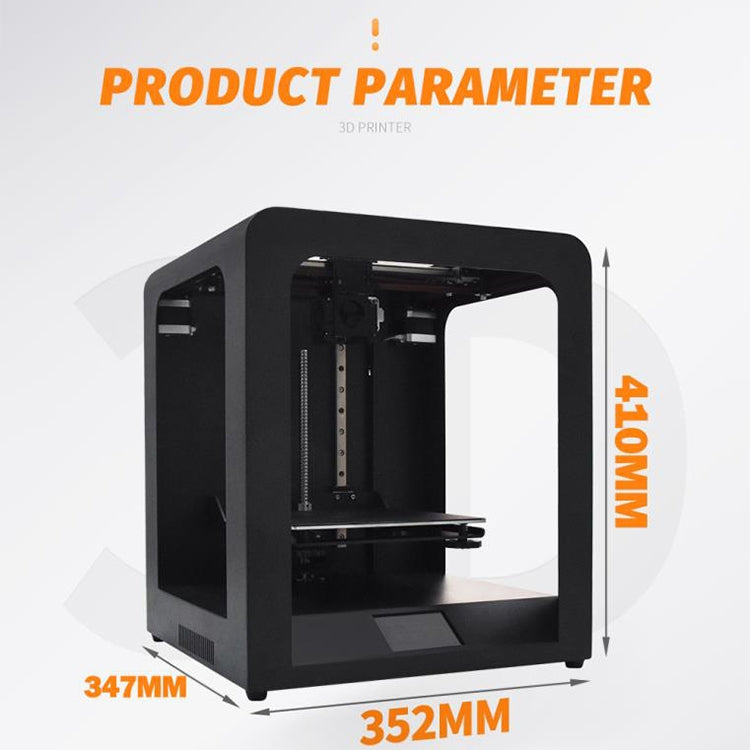 3.5 inch Touch Screen Auto-leveling Pause Resume Printing Desktop 3D Printer with Crystal Glass Platform by bashfashion