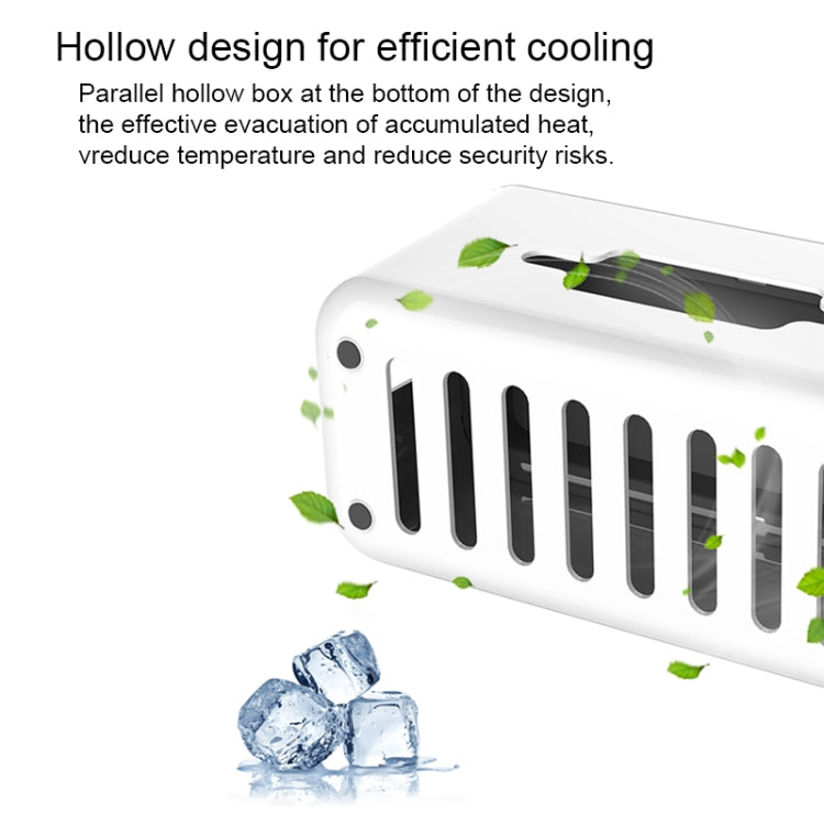 ORICO CMB-18 Separating Design ABS Electrical Socket Storage Box Power Cable Manager Case with Phone / Tablet Holder for Desk, Living Room, Office, Bedroom by ORICO