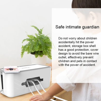 ORICO CMB-18 Separating Design ABS Electrical Socket Storage Box Power Cable Manager Case with Phone / Tablet Holder for Desk, Living Room, Office, Bedroom by ORICO