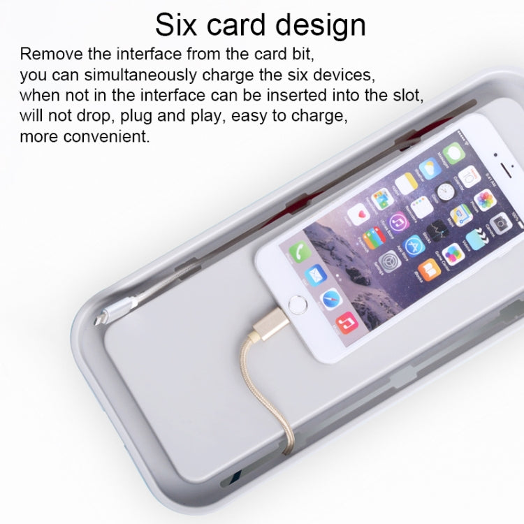 ORICO CMB-18 Separating Design ABS Electrical Socket Storage Box Power Cable Manager Case with Phone / Tablet Holder for Desk, Living Room, Office, Bedroom by ORICO