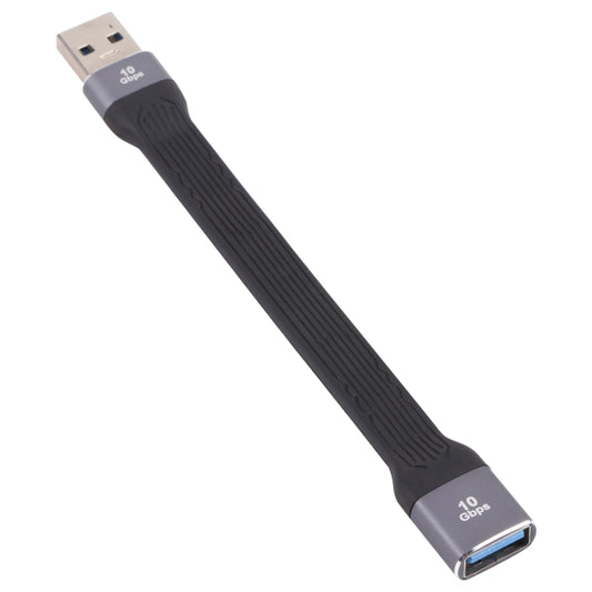 10Gbps USB Male to USB Female Soft Flat Sync Data Fast Charging Cable by bashfashion