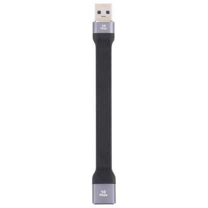10Gbps USB Male to USB Female Soft Flat Sync Data Fast Charging Cable by bashfashion