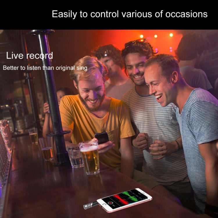 R1 Mini Condenser Record Microphone, For Smart Phones, Tablets and Other Audio Device with 3.5mm Earphone Port(Green) by bashfashion