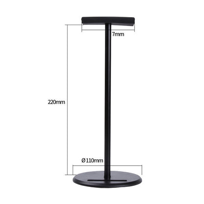 X1 Universal Detachable Aluminum Alloy Headphone Stand Display Hanger (Black) by bashfashion