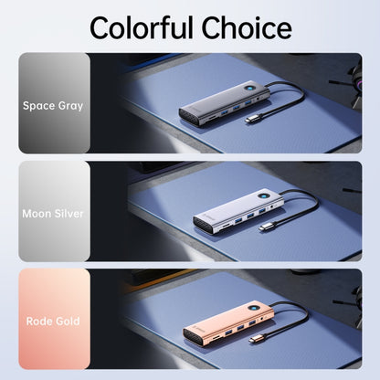 ORICO PW11-9P Type-C / USB-C 8-in-1 5Gbps Multifunction Docking Station(Silver) by ORICO