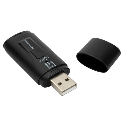 MSD128 2 in 1 USB Car Bluetooth Hands-free Call FM Transmitter with 3.5mm AUX Interface by bashfashion