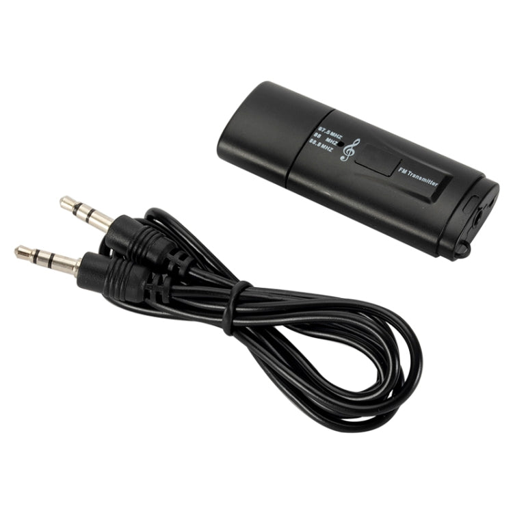 MSD128 2 in 1 USB Car Bluetooth Hands-free Call FM Transmitter with 3.5mm AUX Interface by bashfashion