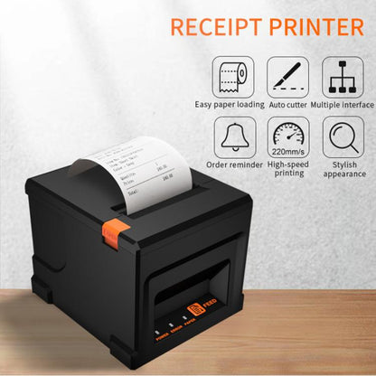 ZJ-8360-L USB Bluetooth Wireless Auto-cutter 80mm Thermal Receipt Printer(EU Plug) by bashfashion