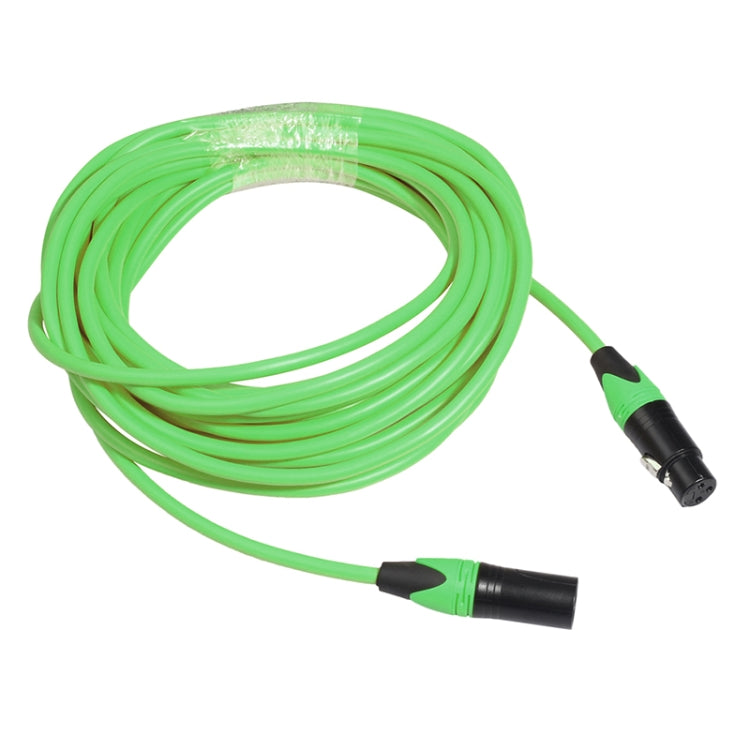 XRL Male to Female Microphone Mixer Audio Cable, Length: 1.8m (Green) by bashfashion
