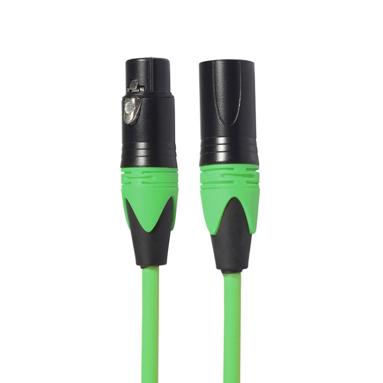 XRL Male to Female Microphone Mixer Audio Cable, Length: 1.8m (Green) by bashfashion