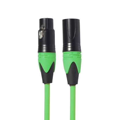 XRL Male to Female Microphone Mixer Audio Cable, Length: 1.8m (Green) by bashfashion