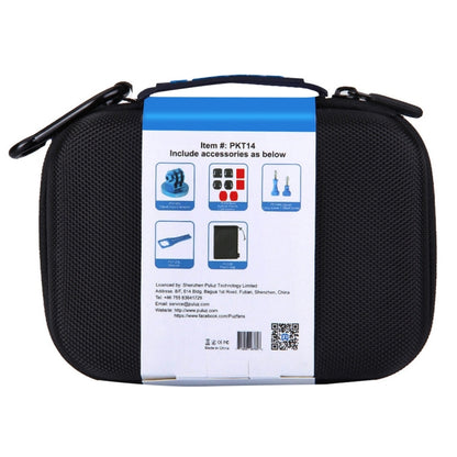 PULUZ 13 in 1 CNC Metal Accessories Combo Kits with EVA Case (Screws + Surface Mounts + Tripod Adapter + Storage Bag + Wrench) for GoPro, Insta360, DJI and Other Action Cameras by PULUZ