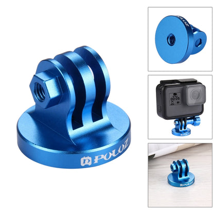 PULUZ 16 in 1 CNC Metal Accessories Combo Kits with EVA Case (Screws + Surface Mounts + Tripod Adapter + Extendable Pole Monopod + Storage Bag + Wrench) for GoPro, Insta360, DJI and Other Action Cameras by PULUZ