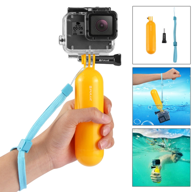 PULUZ 14 in 1 Surfing Accessories Combo Kits (Bobber Hand Grip + Floaty Sponge + Quick Release Buckle + Surf Board Mount + Floating Wrist Strap + Safety Tethers Strap + Storage Bag ) for GoPro, Insta360, DJI and Other Action Cameras by PULUZ