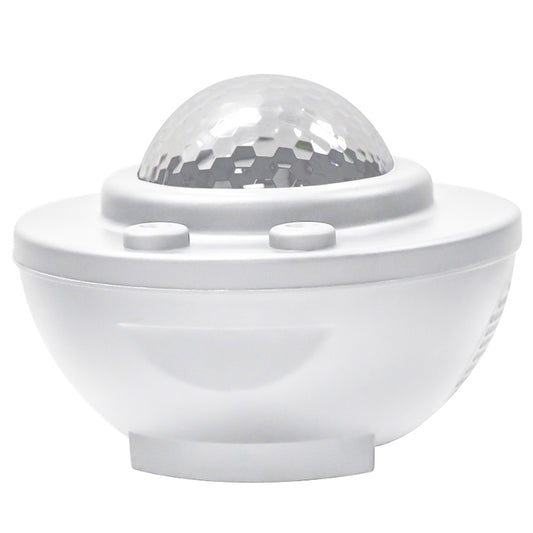 8W USB Charging Music Starry Sky Water Texture Light Atmosphere Lamp with Remote Control (White) by bashfashion