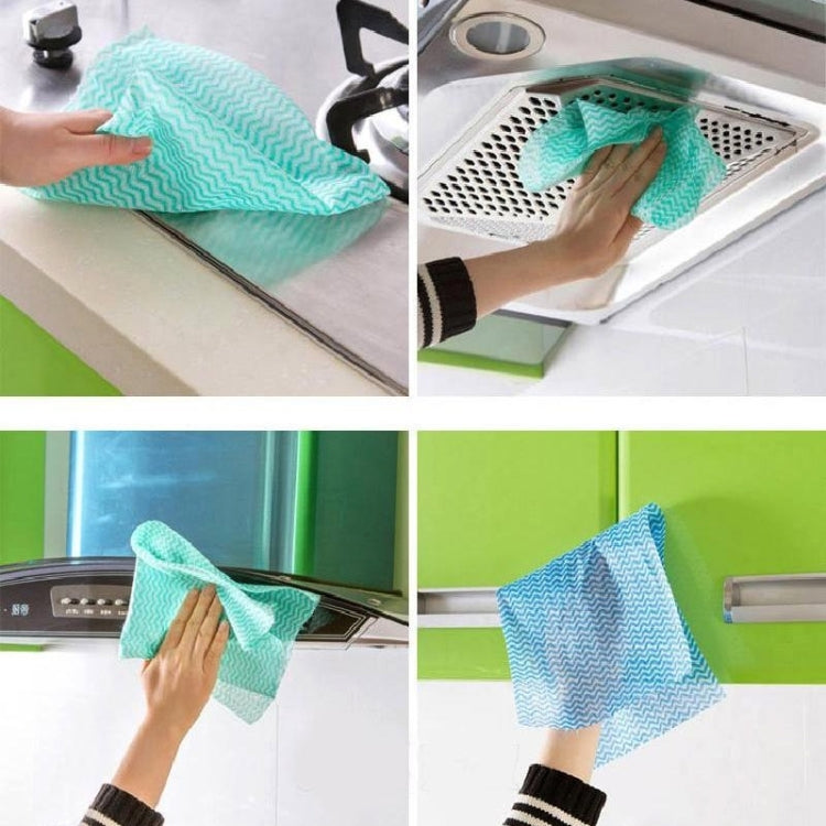 50 Sheets Non-Woven Disposable Washing Towels Dishcloth by bashfashion