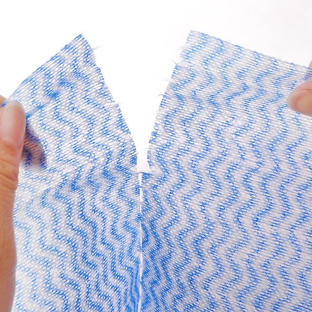 50 Sheets Non-Woven Disposable Washing Towels Dishcloth by bashfashion