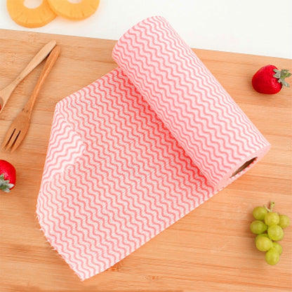 50 Sheets Non-Woven Disposable Washing Towels Dishcloth by bashfashion