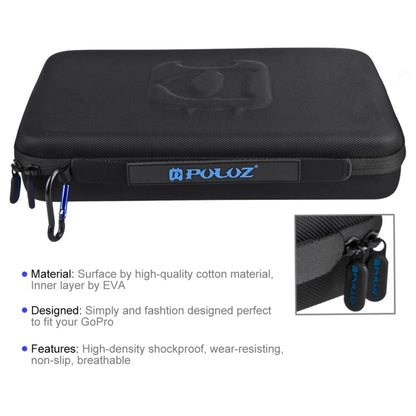 PULUZ Waterproof Carrying and Travel Case for GoPro, Insta360, DJI and Other Action Cameras Accessories, Large Size: 32cm x 22cm x 7cm by PULUZ