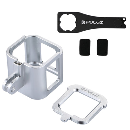 PULUZ Housing Shell CNC Aluminum Alloy Protective Cage with Insurance Frame for GoPro HERO5 Session /HERO4 Session /HERO Session(Silver) by PULUZ
