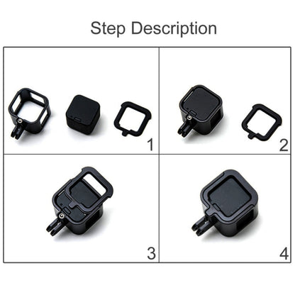 PULUZ Housing Shell CNC Aluminum Alloy Protective Cage with Insurance Frame for GoPro HERO5 Session /HERO4 Session /HERO Session(Silver) by PULUZ