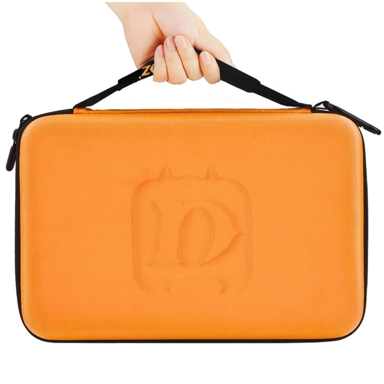 PULUZ Waterproof Carrying and Travel Case for for GoPro, Insta360, DJI and Other Action Cameras Accessories, Large Size: 32cm x 22cm x 7cm(Orange) by PULUZ