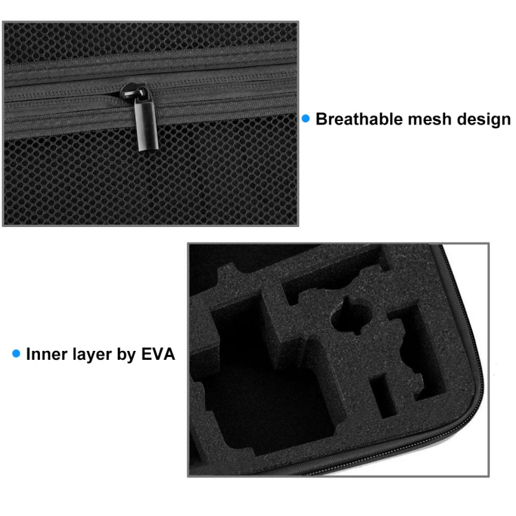 PULUZ Waterproof Carrying and Travel Case for for GoPro, Insta360, DJI and Other Action Cameras Accessories, Large Size: 32cm x 22cm x 7cm(Orange) by PULUZ