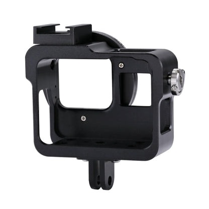 PULUZ Housing Shell CNC Aluminum Alloy Protective Cage with 52mm UV Lens for GoPro HERO(2018) /7 Black /6 /5(Black) by PULUZ