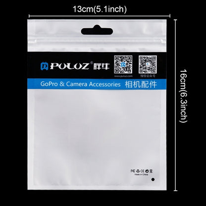 10 PCS PULUZ 16cm x 13cm Hang Hole Clear Front White Pearl Jewelry Zip Lock Packaging Bag(Size: M) by bashfashion