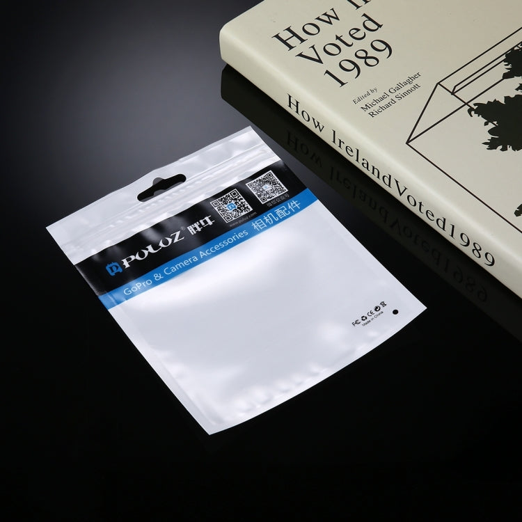 10 PCS PULUZ 16cm x 13cm Hang Hole Clear Front White Pearl Jewelry Zip Lock Packaging Bag(Size: M) by bashfashion