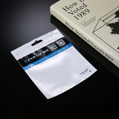 10 PCS PULUZ 16cm x 13cm Hang Hole Clear Front White Pearl Jewelry Zip Lock Packaging Bag(Size: M) by bashfashion