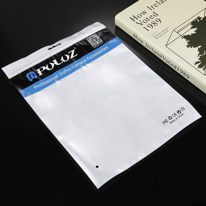 10 PCS PULUZ 33cm x 23.5cm Hang Hole Clear Front White Pearl Jewelry Zip Lock Packaging Bag(Size: XL) by bashfashion