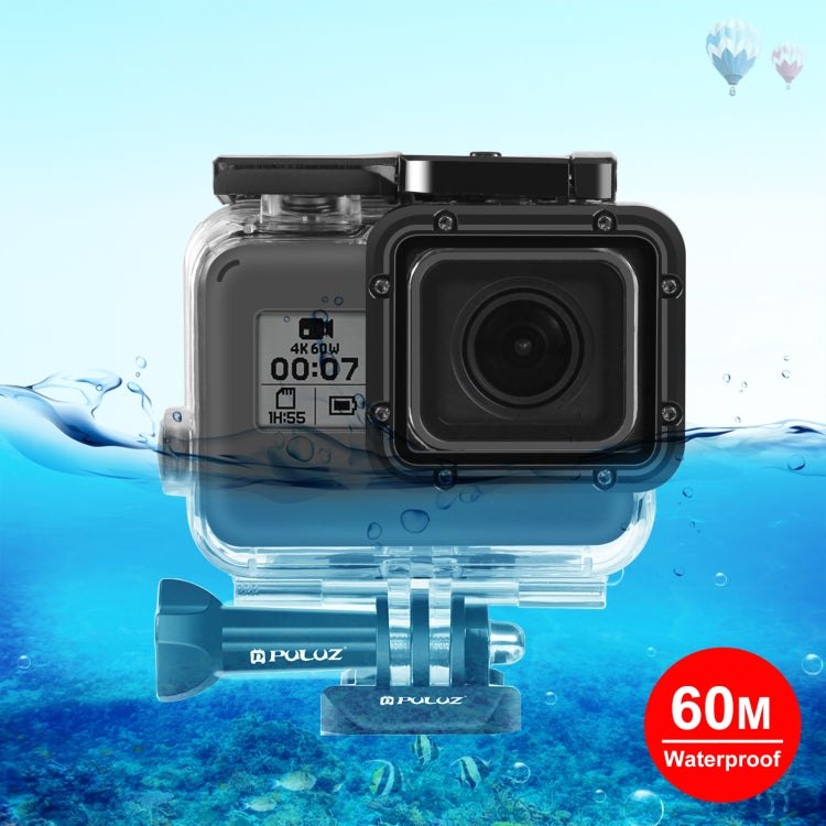 PULUZ for GoPro HERO(2018) / HERO7 Black /6 /5 60m Underwater Waterproof Housing Diving Protective Case with Buckle Basic Mount & Screw by PULUZ