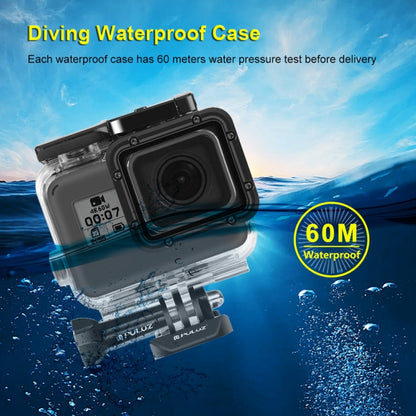 PULUZ for GoPro HERO(2018) / HERO7 Black /6 /5 60m Underwater Waterproof Housing Diving Protective Case with Buckle Basic Mount & Screw by PULUZ